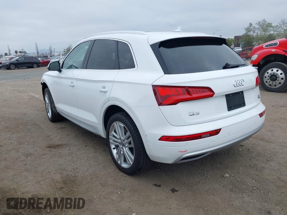 2018 Audi Q5 Prestige with VIN WA1CNAFY8J2198974, listed as a IAAI auction lot 42101083 with 41,687 mi miles and . Bid and sale history available at DreamBid. Image 3.