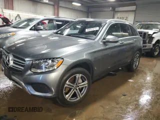 2018 Mercedes-Benz GLC with VIN WDC0G4KB0JV022435, listed as a Copart auction lot 50257215 with 80,977 mi miles and Salvage Title. Bid and sale history available at carsss.com. Image 1.