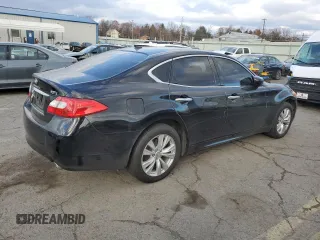 2011 Infiniti M37 with VIN JN1BY1AR0BM375518, listed as a Copart auction lot 81887374 with 136,543 mi miles and Salvage Title. Bid and sale history available at carsss.com. Image 3.