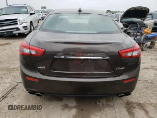 2017 Maserati Ghibli S Q4 with VIN ZAM57RTL6H1199004, listed as a Copart auction lot 46513193 with 53,767 mi miles. Bid and sale history available at carsss.com. Image 6.