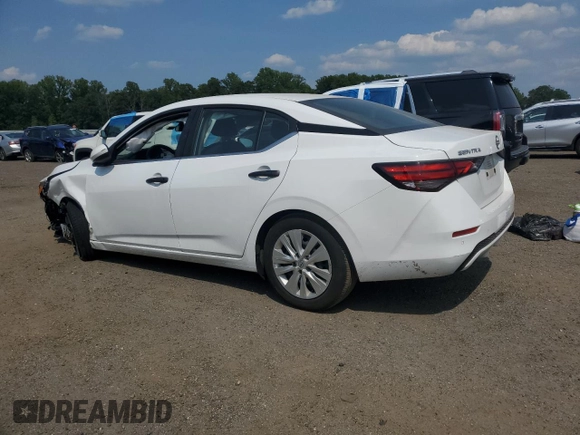 2024 Nissan Sentra S with VIN 3N1AB8BVXRY220113, listed as a Copart auction lot 60719205 with Not provided miles and Salvage title. Bid and sale history available at DreamBid. Image 2.