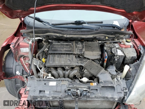 2014 Mazda 2 Sport with VIN JM1DE1KY7E0177518, listed as a Copart auction lot 85895094 with 107,486 mi miles and Salvage Title. Bid and sale history available at carsss.com. Image 11.