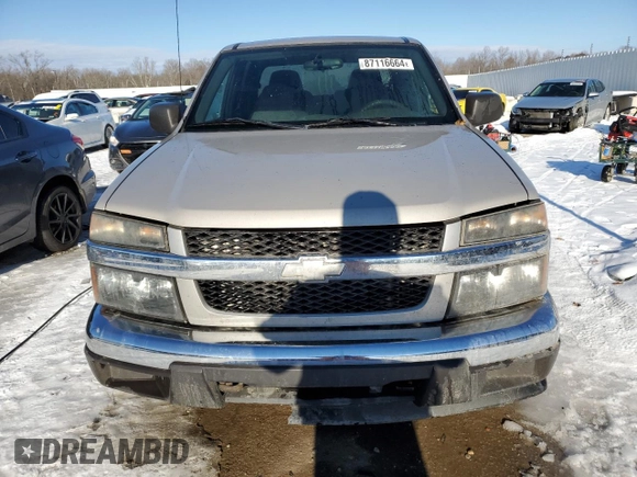 2004 Chevrolet Colorado 1SE LS Z71 with VIN 1GCDT136548176015, listed as a Copart auction lot 87116664 with 248,538 mi miles and Salvage title. Bid and sale history available at DreamBid. Image 5.