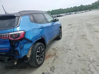 2020 Jeep Compass Trailhawk z VIN 3C4NJDDB7LT221575, wystawiony jako Copart lot #57414255 z przebiegiem 69 159 mil mil oraz Szkoda całkowita • Salvage title. Historia ofert i sprzedaży dostępna na DreamBid. Obrazek 13.