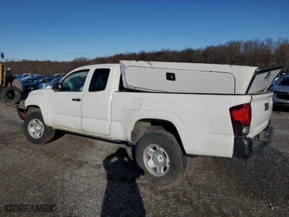 2021 Toyota Tacoma 2WD SR with VIN 3TYRX5GN9MT025780, listed as a Copart auction lot 48415165 with 0 mi miles and Salvage Title. Bid and sale history available at carsss.com. Image 2.