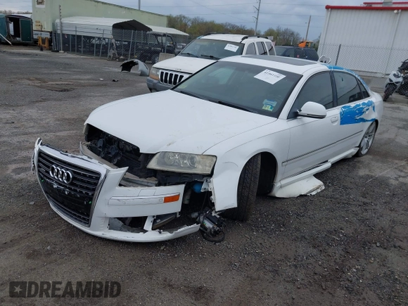 2009 Audi A8 L 4.2L with VIN WAUMV94EX9N008617, listed as a IAAI auction lot 41961408 with 1 mi miles. Bid and sale history available at carsss.com. Image 2.