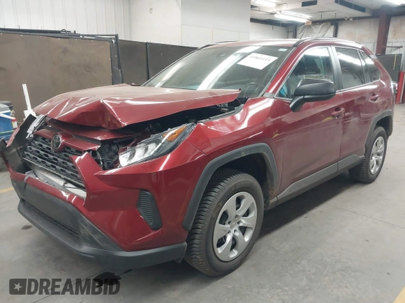 2021 Toyota RAV4 LE with VIN 2T3F1RFV2MW218151, listed as a IAAI auction lot 41861115 with 59,591 mi miles. Bid and sale history available at carsss.com. Image 17.