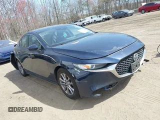 2021 Mazda 3 S with VIN 3MZBPAAL2MM253405, listed as a IAAI auction lot 41836752 with 63 mi miles and . Bid and sale history available at DreamBid. Image 1.