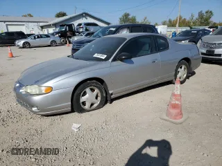 2005 Chevrolet Monte Carlo LT with VIN 2G1WX12K559156759, listed as a Copart auction lot 75651804 with 79,993 mi miles and Clean Title. Bid and sale history available at carsss.com. Image 1.