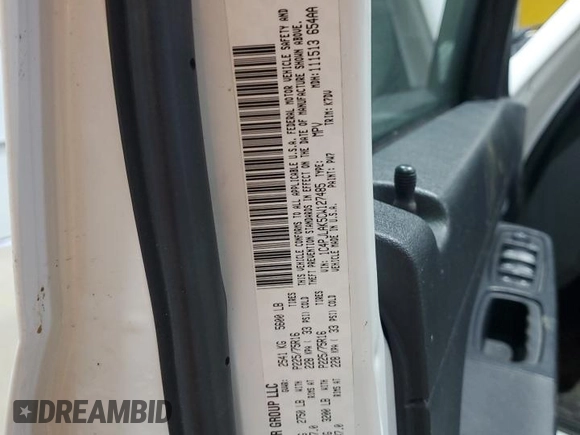 2012 Jeep Liberty Sport with VIN 1C4PJLAK5CW127485, listed as a Copart auction lot 48242425 with 139,273 mi miles and Salvage Title. Bid and sale history available at DreamBid. Image 13.