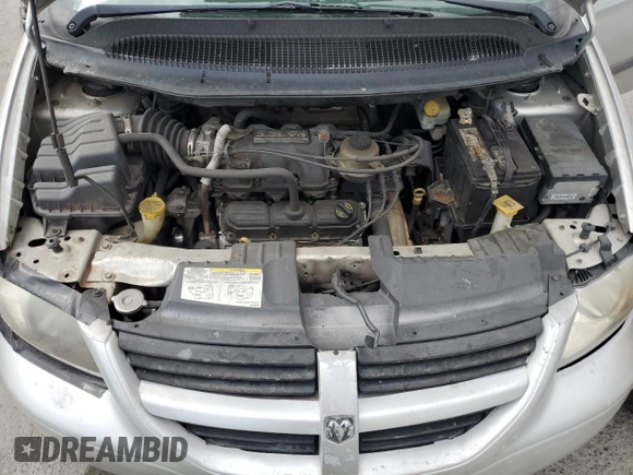 2007 Dodge Caravan SXT with VIN 1D4GP45R37B155698, listed as a Copart auction lot 53637615 with 172,700 mi miles and Salvage Title. Bid and sale history available at carsss.com. Image 12.