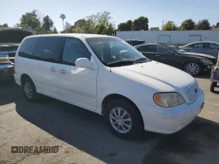 2005 Kia Sedona LX with VIN KNDUP132656669670, listed as a Copart auction lot 55102055 with 107,584 mi miles and Clean Title. Bid and sale history available at DreamBid. Image 4.