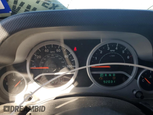2008 Jeep Wrangler Rubicon with VIN 1J4GA64178L632855, listed as a Copart auction lot 49717905 with 92,031 mi miles and Salvage title. Bid and sale history available at DreamBid. Image 9.