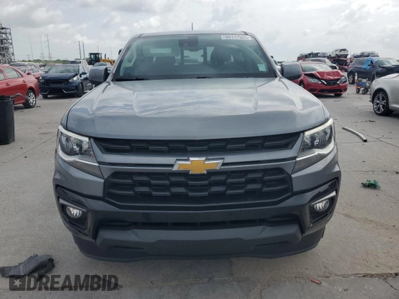 2021 Chevrolet Colorado 2WD LT with VIN 1GCGSCEN4M1138140, listed as a Copart auction lot 60117005 with 61,698 mi miles and Salvage title. Bid and sale history available at DreamBid. Image 5.