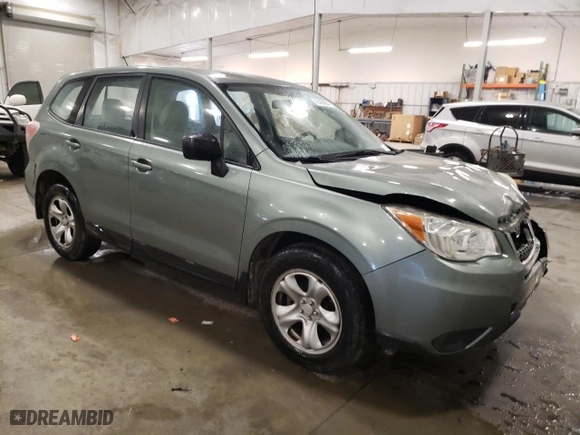 2015 Subaru Forester 2.5i with VIN JF2SJAACXFH482542, listed as a Copart auction lot 42408685 with 175,160 mi miles and Salvage Title. Bid and sale history available at carsss.com. Image 4.