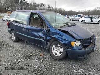 2001 Dodge Caravan SE with VIN 1B4GP25BX1B272378, listed as a Copart auction lot 84653524 with 115,131 mi miles and Salvage Title. Bid and sale history available at DreamBid. Image 4.