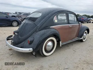 1956 Volkswagen Beetle with VIN 1226101, listed as a Copart auction lot 74739324 with 34,472 mi miles and Salvage Title. Bid and sale history available at DreamBid. Image 3.