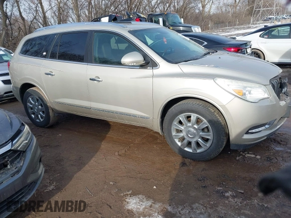 2013 Buick Enclave Leather with VIN 5GAKRCKD2DJ160883, listed as a IAAI auction lot 41611467 with 90,681 mi miles. Bid and sale history available at carsss.com. Image 1.