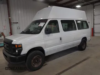 2008 Ford Econoline Cargo Commercial with VIN 1FTNE24W08DB58117, listed as a IAAI auction lot 41794228 with 217,648 mi miles and . Bid and sale history available at carsss.com. Image 2.