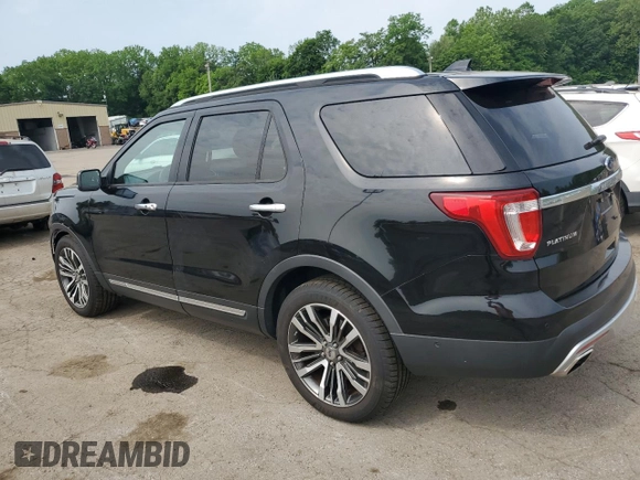 2016 Ford Explorer Platinum z VIN 1FM5K8HT7GGB81771, wystawiony jako Copart lot #59723825 z przebiegiem 117 934 mil mil oraz Szkoda całkowita • Salvage title. Historia ofert i sprzedaży dostępna na DreamBid. Obrazek 2.