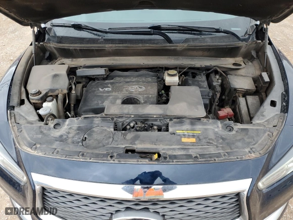 2017 Infiniti QX60 with VIN 5N1DL0MN4HC556381, listed as a Copart auction lot 47005435 with 125,299 mi miles and Salvage Title. Bid and sale history available at carsss.com. Image 12.