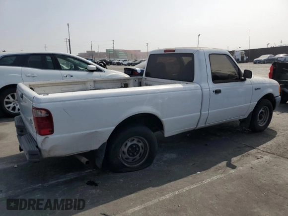 2002 Ford Ranger XL Fleet with VIN 1FTYR10E02PA63992, listed as a Copart auction lot 74987714 with 188,731 mi miles and Salvage Title. Bid and sale history available at carsss.com. Image 3.