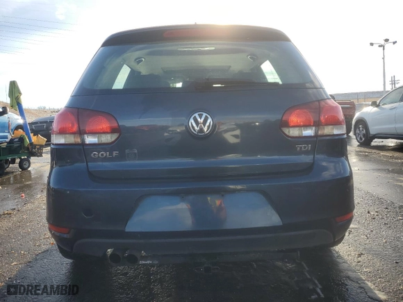 2011 Volkswagen Golf TDI with VIN WVWDM7AJ6BW334958, listed as a Copart auction lot 84291654 with 148,481 mi miles and Salvage Title. Bid and sale history available at carsss.com. Image 6.