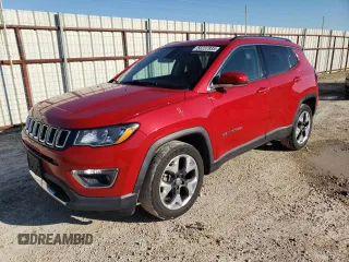 2019 Jeep Compass Limited with VIN 3C4NJCCB3KT664154, listed as a Copart auction lot 56237835 with 129,174 mi miles and Clean title. Bid and sale history available at DreamBid. Image 1.