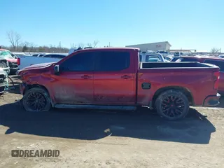 2021 Chevrolet Silverado 1500 RST with VIN 1GCUYEETXMZ357052, listed as a IAAI auction lot 41575373 with 100,022 mi miles. Bid and sale history available at carsss.com. Image 14.
