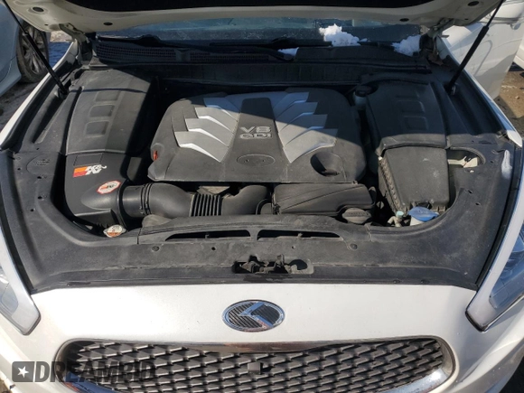 2015 Kia K900 Luxury with VIN KNALW4D40F6020543, listed as a Copart auction lot 45549255 with 164,780 mi miles and Salvage Title. Bid and sale history available at carsss.com. Image 11.