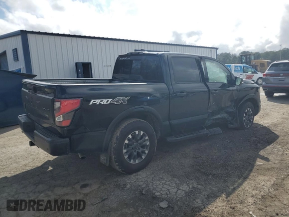 2024 Nissan Titan Pro-4X z VIN 1N6AA1ED3RN116454, wystawiony jako Copart lot #43611905 z przebiegiem 8 563 mil mil oraz Szkoda całkowita • Salvage title. Historia ofert i sprzedaży dostępna na DreamBid. Obrazek 3.