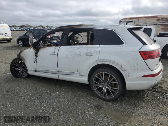 2017 Audi Q7 Premium Plus with VIN WA1LAAF75HD053439, listed as a Copart auction lot 49622825 with Not Provided miles and Non Repairable. Bid and sale history available at DreamBid. Image 2.