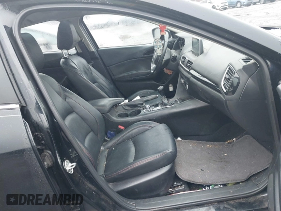 2014 Mazda 3 i Grand Touring with VIN JM1BM1W79E1155302, listed as a IAAI auction lot 41512501 with 98,635 mi miles and . Bid and sale history available at DreamBid. Image 5.