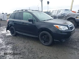 2015 Subaru Forester 2.5i Premium with VIN JF2SJADC8FG567560, listed as a IAAI auction lot 41296722 with 75,392 mi miles. Bid and sale history available at carsss.com. Image 1.