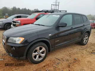 2012 BMW X3 28i with VIN 5UXWX5C57CL719631, listed as a Copart auction lot 51429585 with 196,283 mi miles and Salvage Title. Bid and sale history available at DreamBid. Image 1.