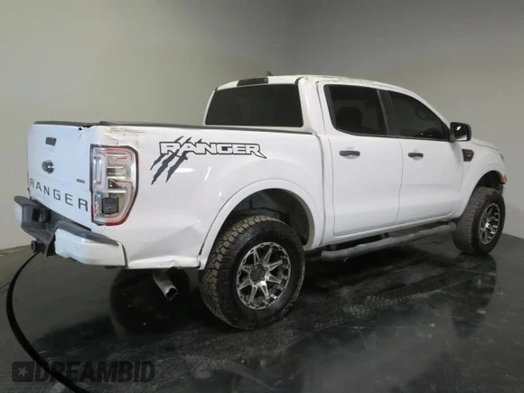 2019 Ford Ranger XL with VIN 1FTER4EH4KLB08642, listed as a Copart auction lot 44737495 with 78,477 mi miles and Salvage Title. Bid and sale history available at carsss.com. Image 3.