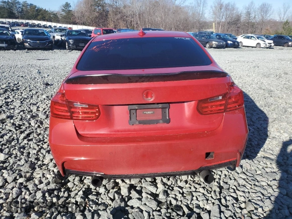 2013 BMW 3 Series 335i with VIN WBA3A9C5XDF475662, listed as a Copart auction lot 86421984 with 160,031 mi miles and Salvage Title. Bid and sale history available at carsss.com. Image 6.