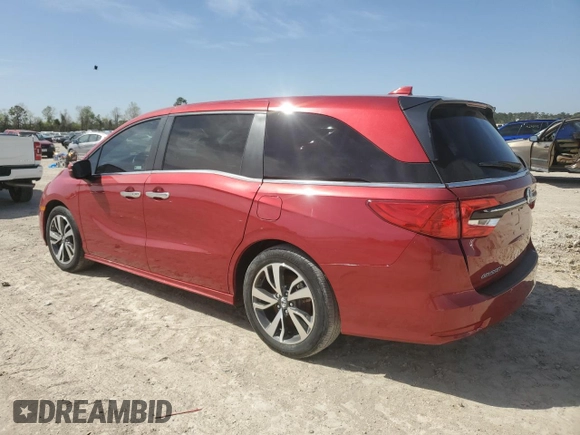 2023 Honda Odyssey Touring with VIN 5FNRL6H85PB014600, listed as a Copart auction lot 49861005 with Not Provided miles and Non Repairable. Bid and sale history available at DreamBid. Image 2.