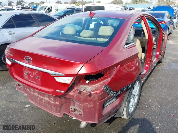 2013 Hyundai Sonata SE with VIN 5NPEC4AC3DH561038, listed as a IAAI auction lot 41524762 with 78,869 mi miles. Bid and sale history available at carsss.com. Image 4.