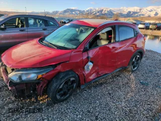 2018 Honda HR-V EX-L Navi with VIN 3CZRU5H74JM705175, listed as a Copart auction lot 87384274 with 0 mi miles and Salvage Title. Bid and sale history available at carsss.com. Image 1.