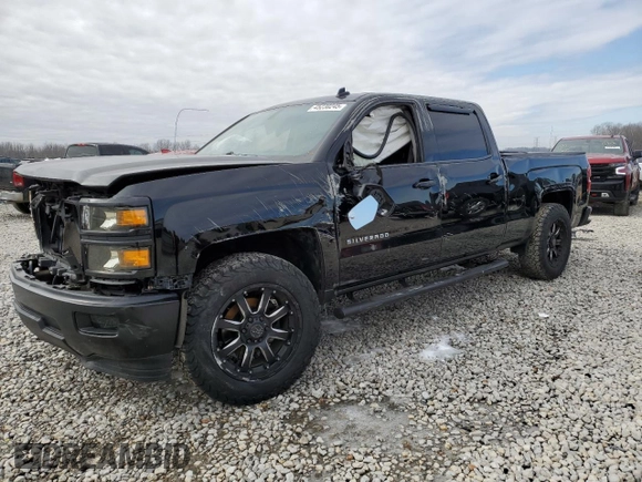 2014 Chevrolet Silverado 1500 LT with VIN 3GCPCREC1EG148299, listed as a Copart auction lot 45230245 with 140,596 mi miles and Salvage Title. Bid and sale history available at DreamBid. Image 1.