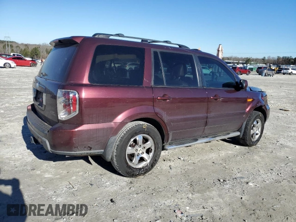 2008 Honda Pilot EX-L with VIN 5FNYF28728B013943, listed as a Copart auction lot 88882325 with 258,740 mi miles and Salvage Title. Bid and sale history available at DreamBid. Image 3.