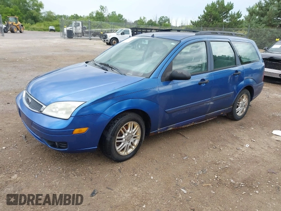 2005 Ford Focus SE with VIN 1FAFP36N05W193335, listed as a IAAI auction lot 42799768 with 110,627 mi miles and . Bid and sale history available at DreamBid. Image 2.
