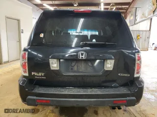 2006 Honda Pilot EX with VIN 2HKYF18496H501527, listed as a Copart auction lot 45457895 with 196,678 mi miles and Salvage Title. Bid and sale history available at carsss.com. Image 6.