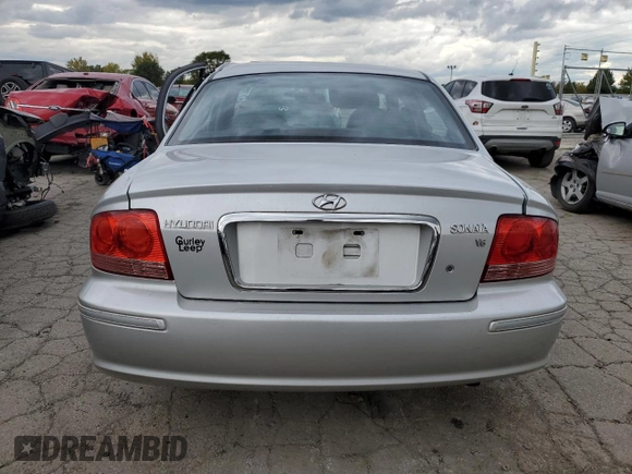 2005 Hyundai Sonata GLS with VIN KMHWF35H95A152168, listed as a Copart auction lot 75335594 with 132,068 mi miles and Salvage Title. Bid and sale history available at carsss.com. Image 6.