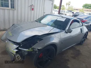 2006 Nissan 350Z Grand Touring with VIN JN1AZ34D56M310867, listed as a IAAI auction lot 42053867 with 215,514 mi miles. Bid and sale history available at carsss.com. Image 2.