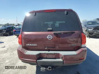 2011 Nissan Armada SV with VIN 5N1BA0ND6BN617499, listed as a Copart auction lot 52533945 with 158,645 mi miles and Salvage Title. Bid and sale history available at DreamBid. Image 6.