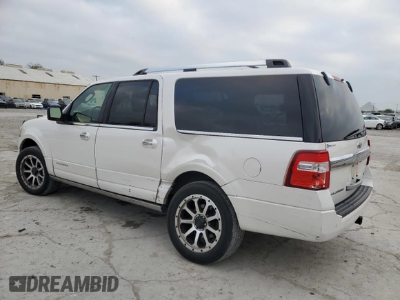 2015 Ford Expedition EL Platinum with VIN 1FMJK1LT5FEF28442, listed as a Copart auction lot 86672594 with 160,987 mi miles and Salvage Title. Bid and sale history available at carsss.com. Image 2.