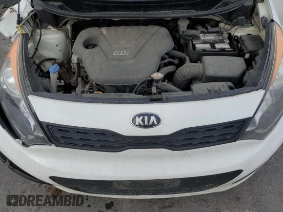 2014 Kia Rio LX with VIN KNADM5A39E6354838, listed as a Copart auction lot 76335694 with 148,265 mi miles and Salvage Title. Bid and sale history available at carsss.com. Image 14.