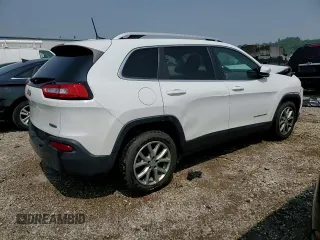2017 Jeep Cherokee Latitude with VIN 1C4PJLCBXHW534318, listed as a Copart auction lot 59380155 with 101,051 mi miles and Salvage title. Bid and sale history available at DreamBid. Image 14.